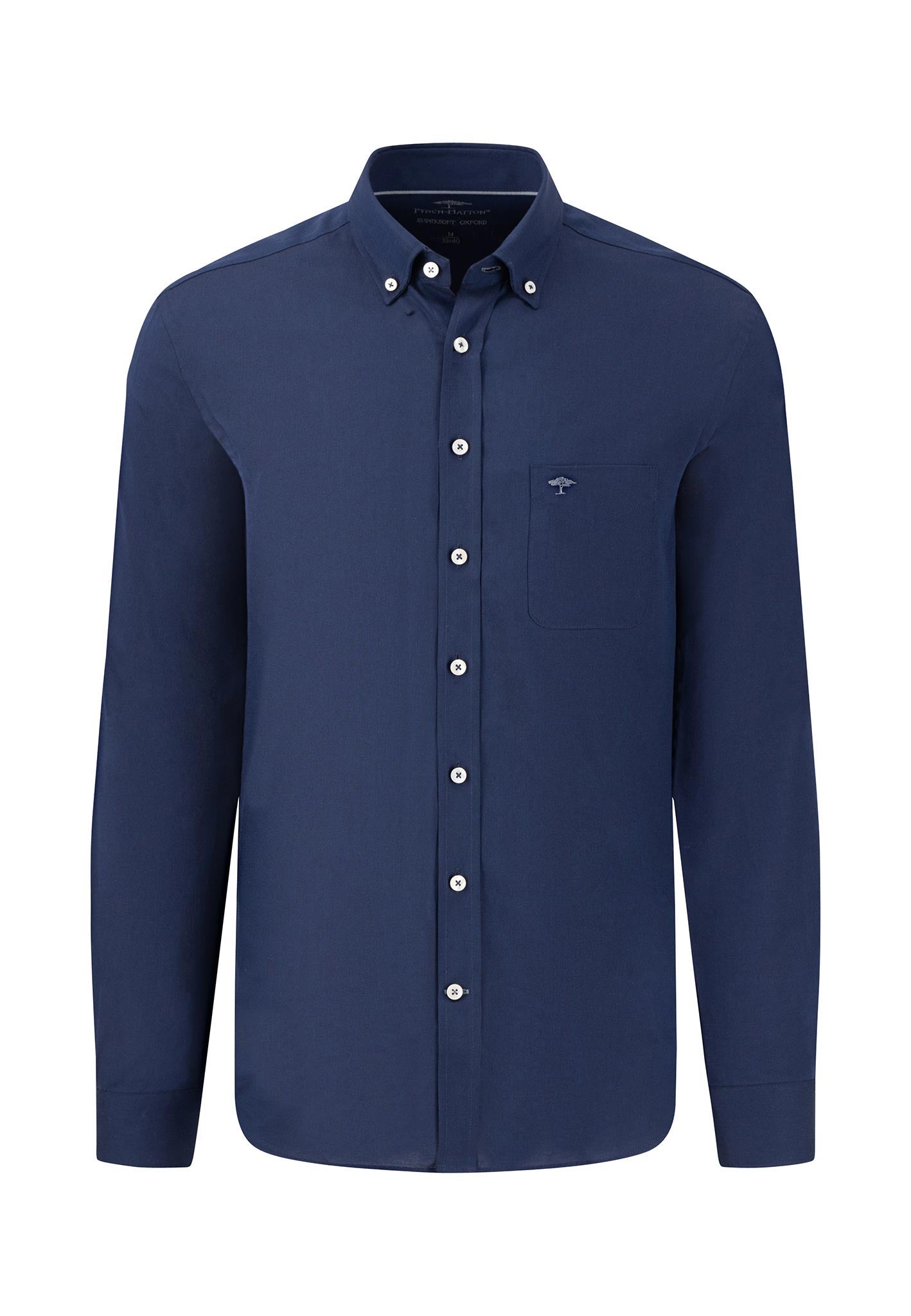 Cotton Oxford Shirt - Navy