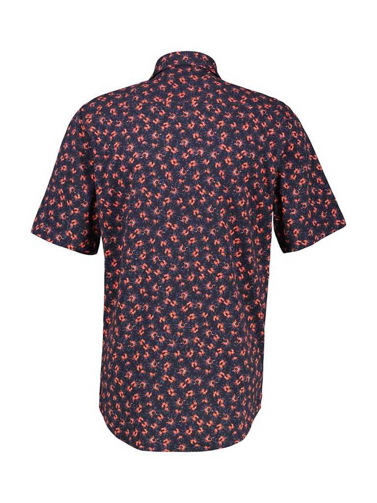 Floral Pattern Print Short Sleeve Shirt