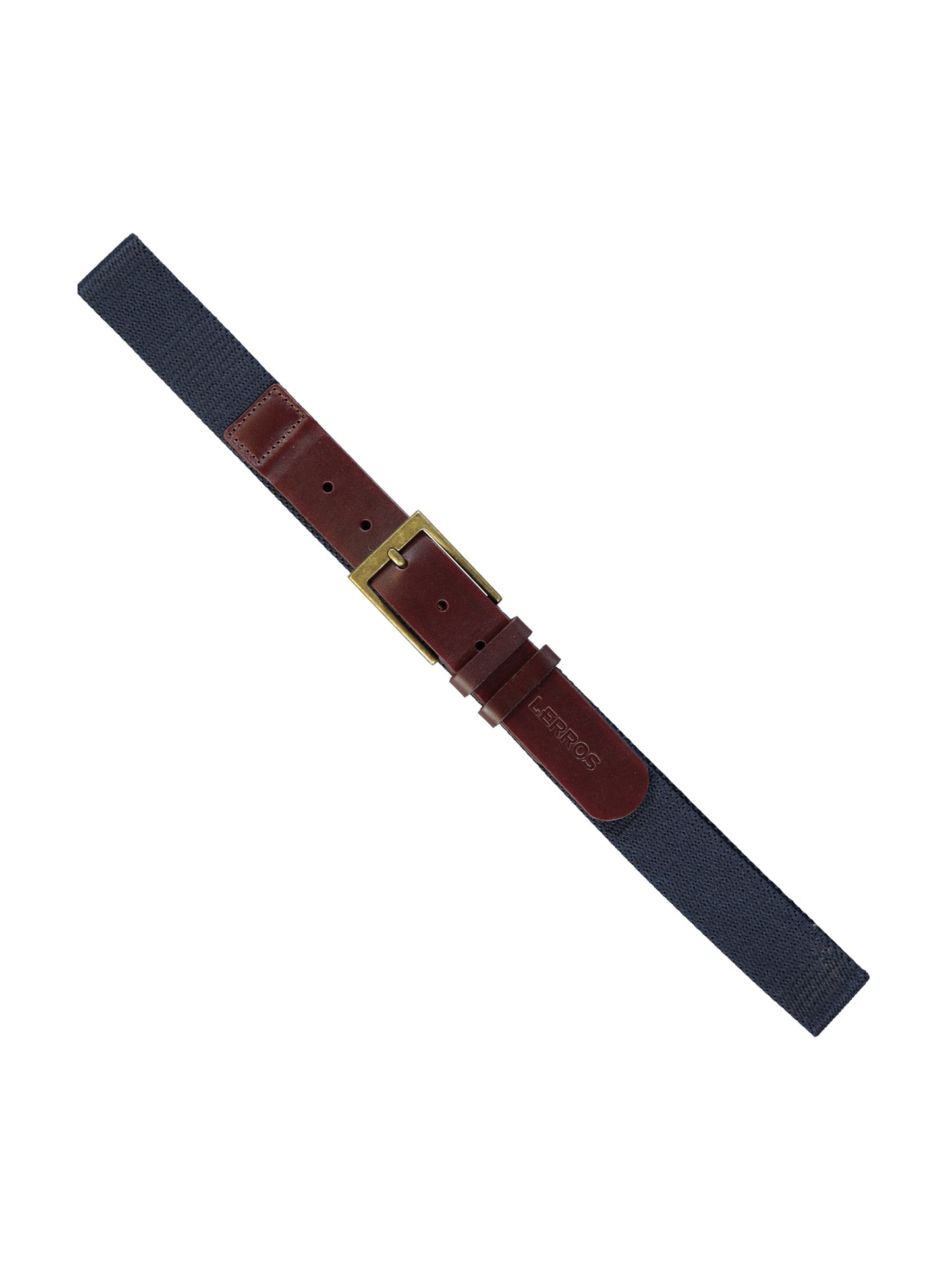 Fabric and Leather Classic Belt