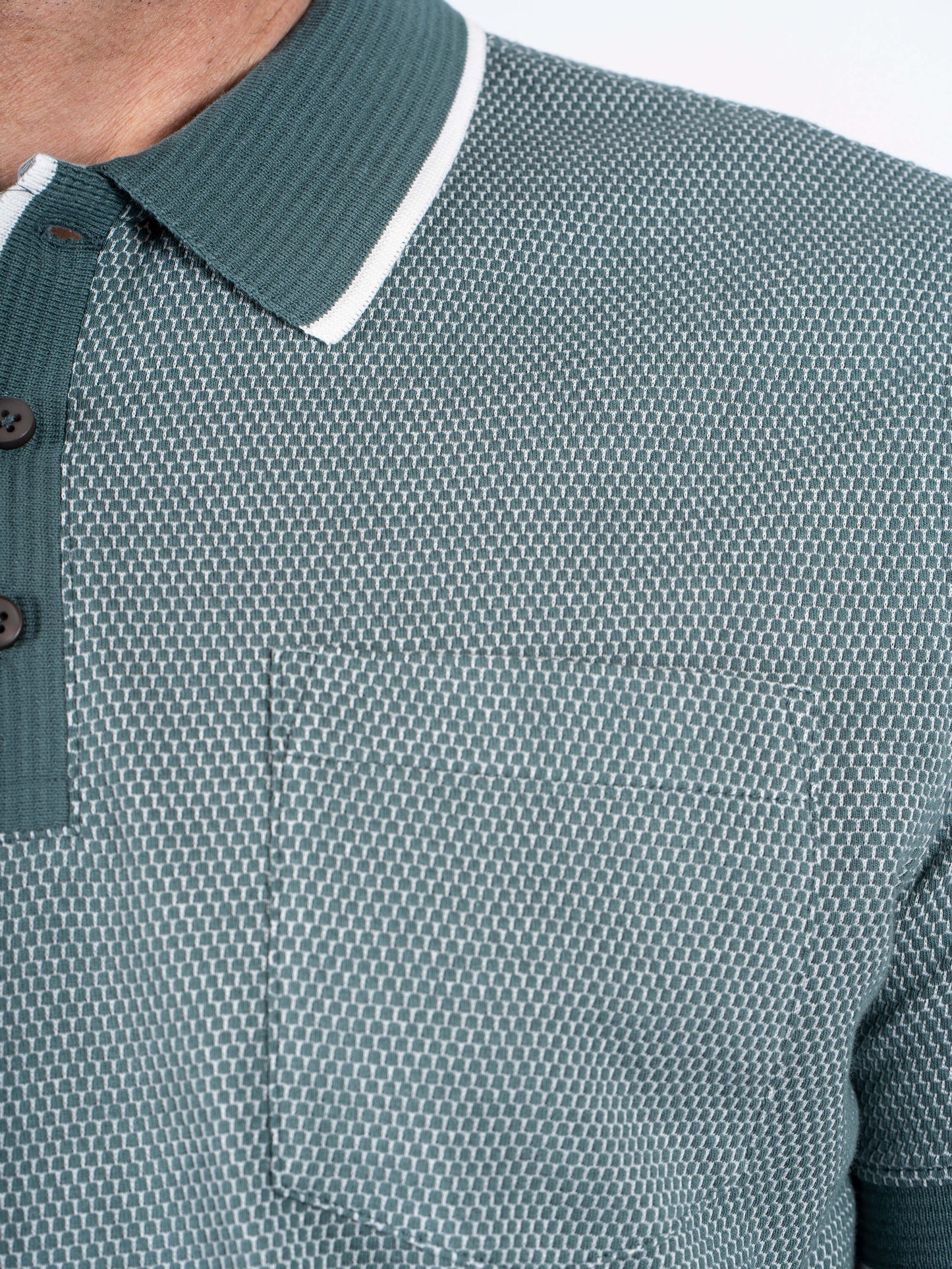 Hester Polo Shirt - Green North Atlantic