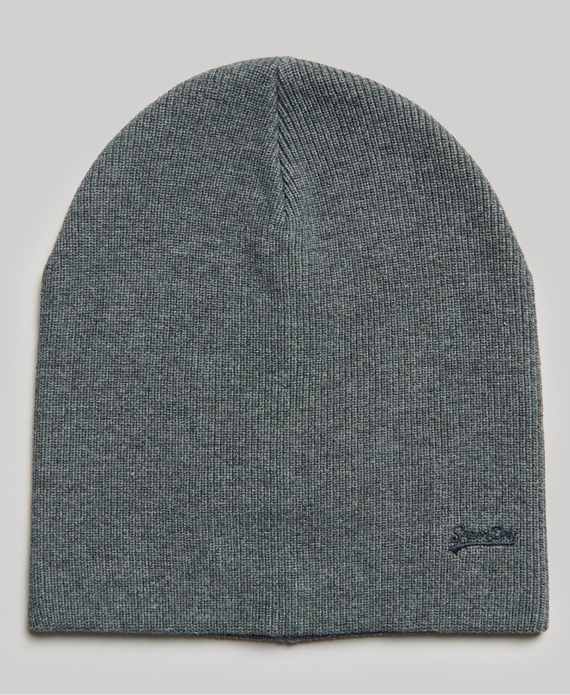 Essential Logo Knitted Beanie - Black