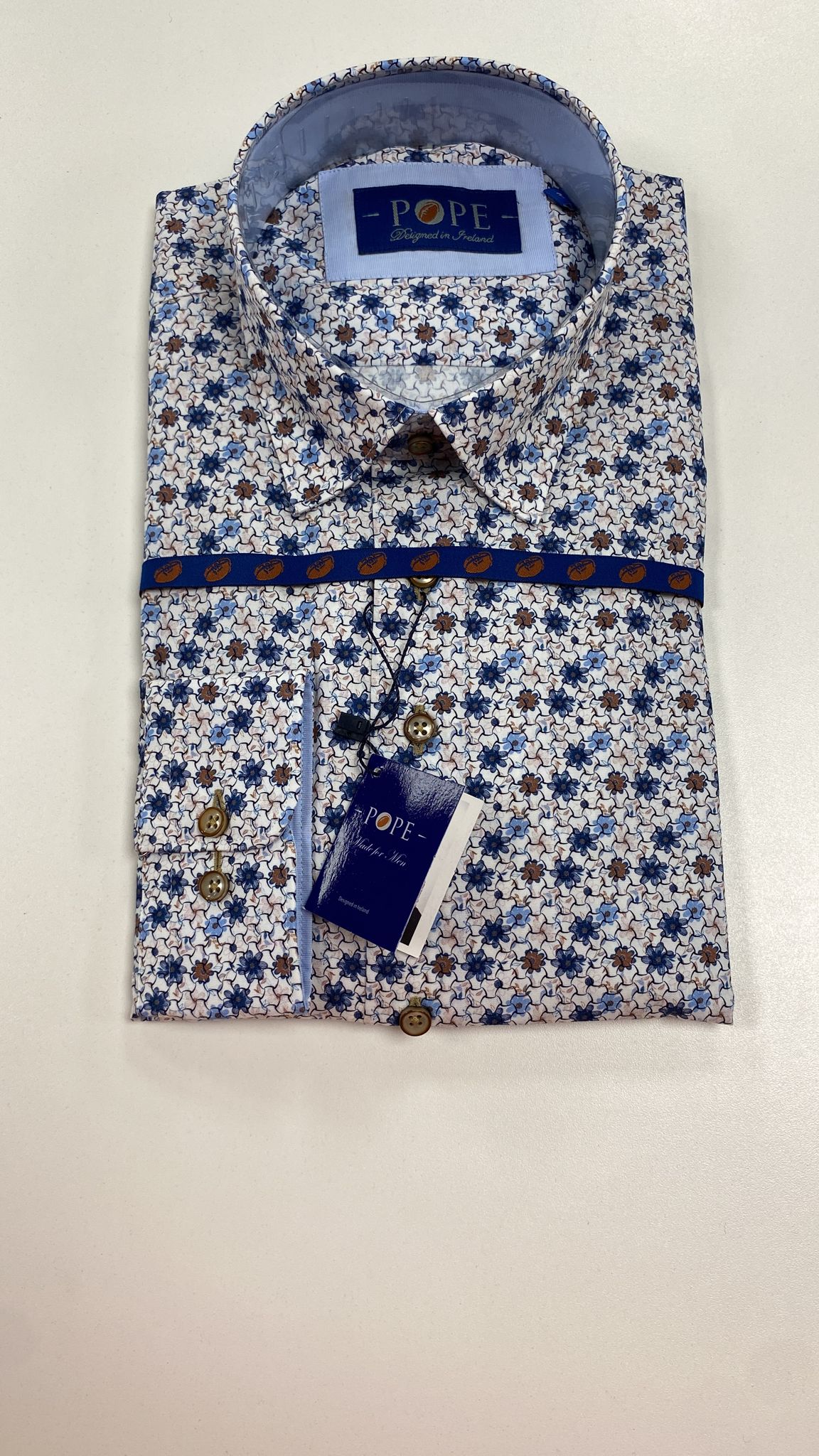 Long Sleeve Floral Pattern Shirt 19.30