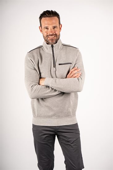 Jimmy Half Zip Long Sleeve Sweatshirt