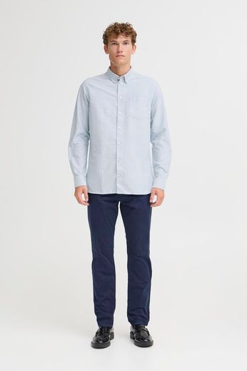 FQGRAND Oxford Shirt LS - Allure blue