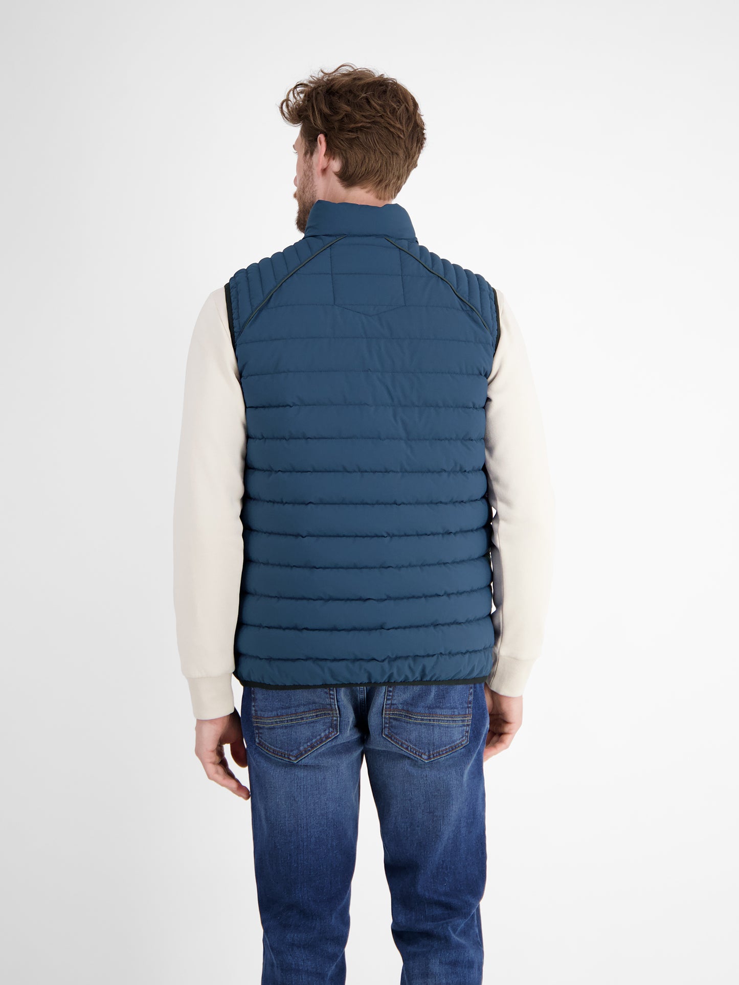 Lerros Quilted Outdoor Gilet - Storm Blue