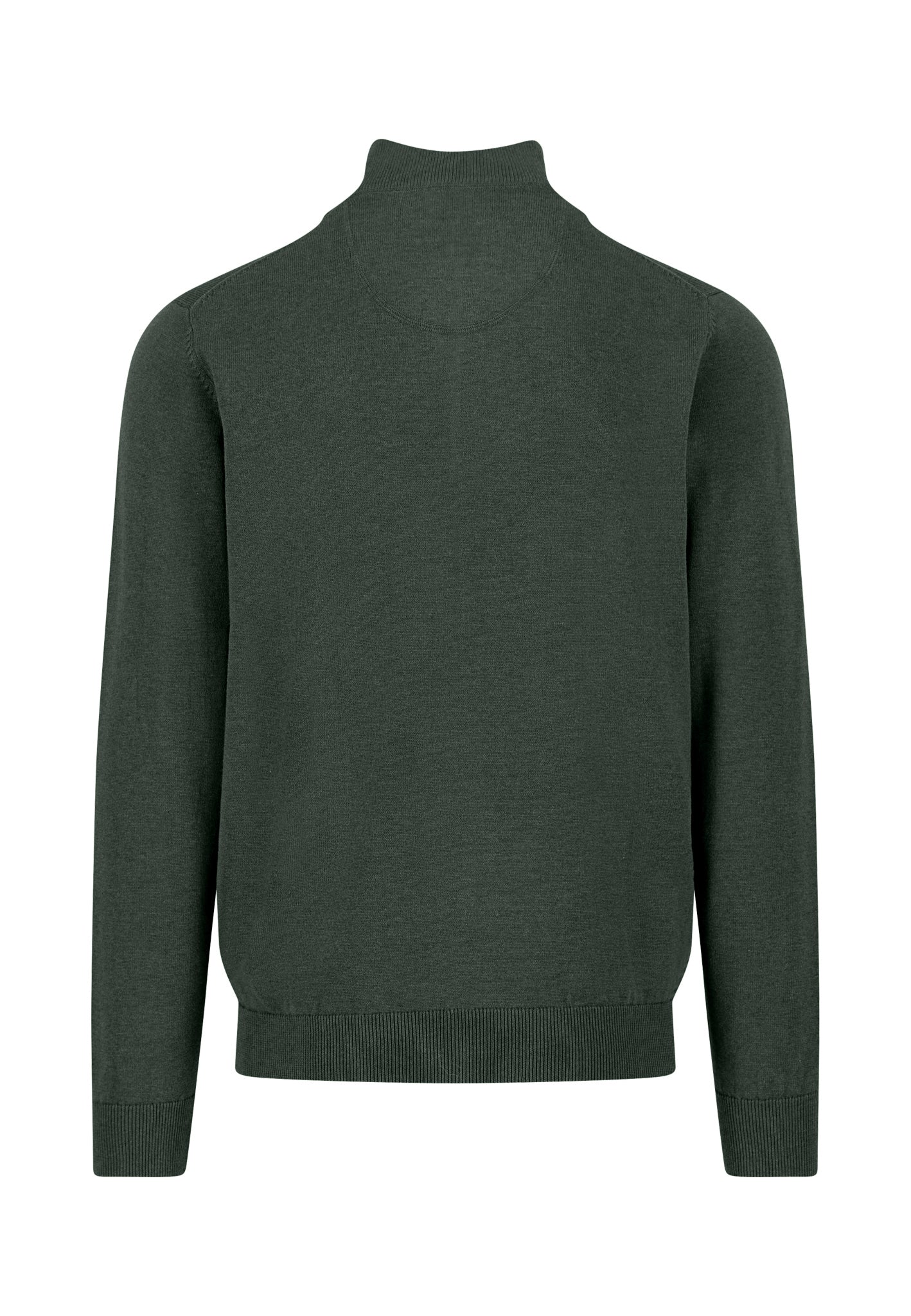 Troyer Zip Knit - Dark Ivy