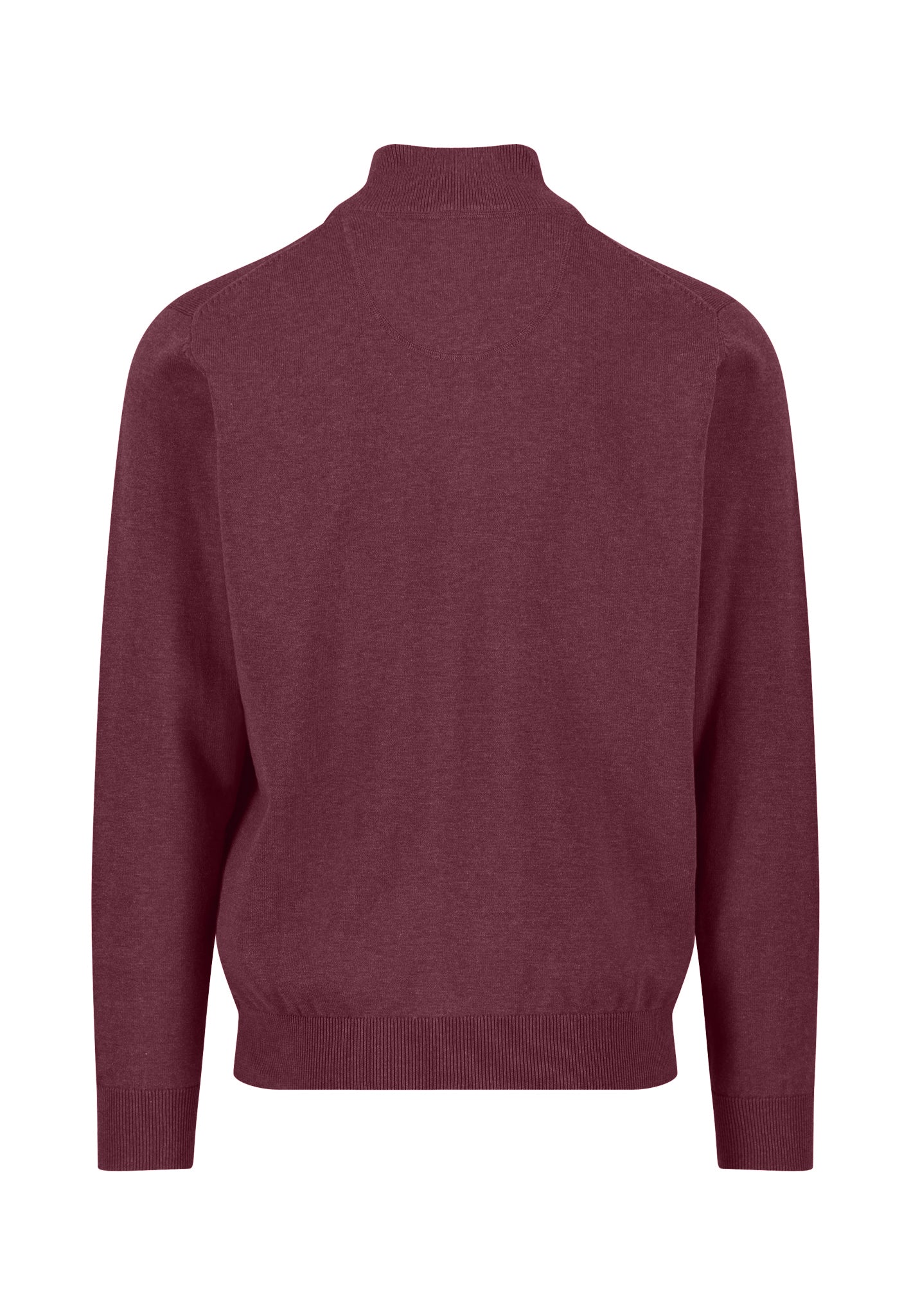 Troyer Zip Knit - Deep Merlot