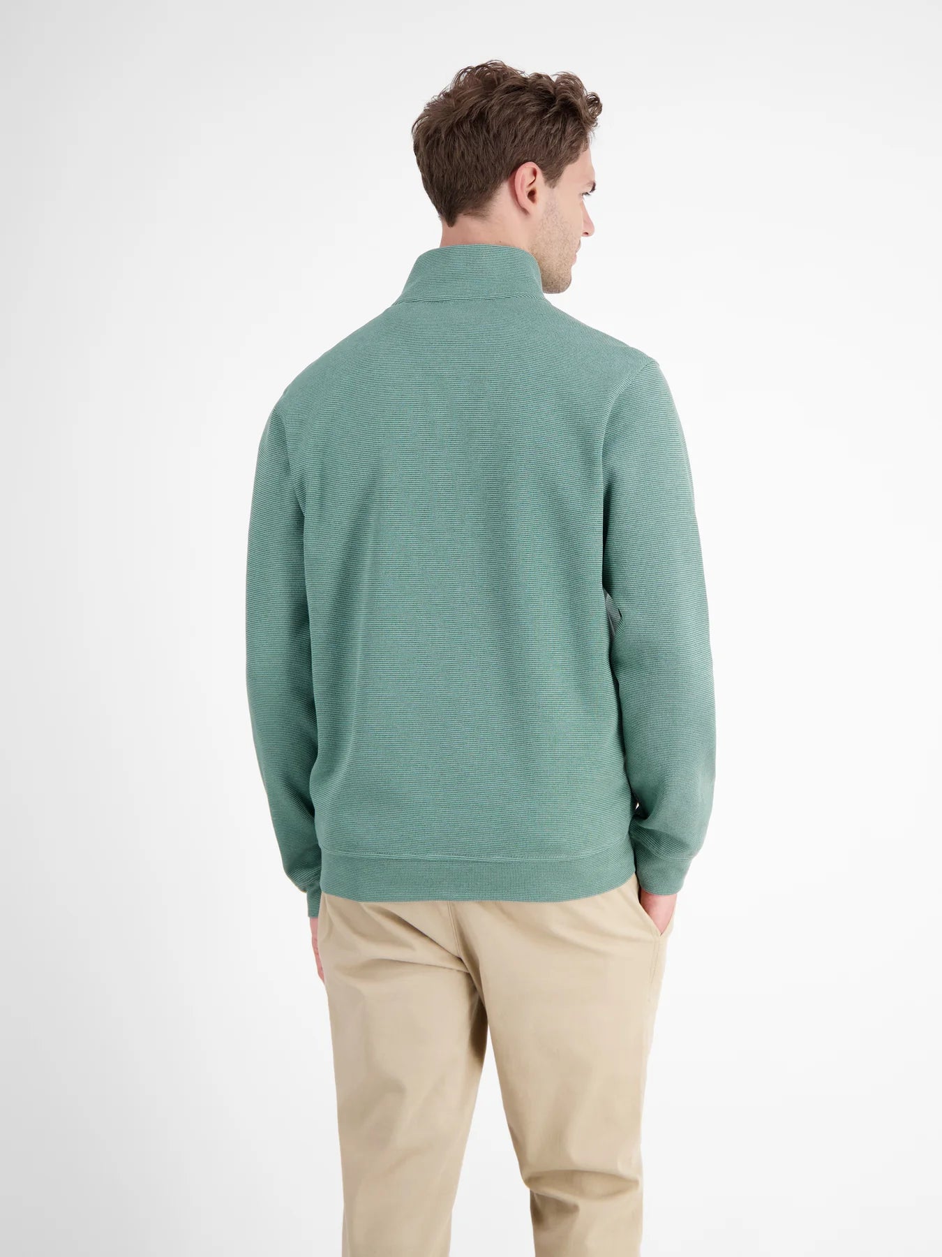Troyer 1/2 Zip Sweatshirt -Fjord Blue