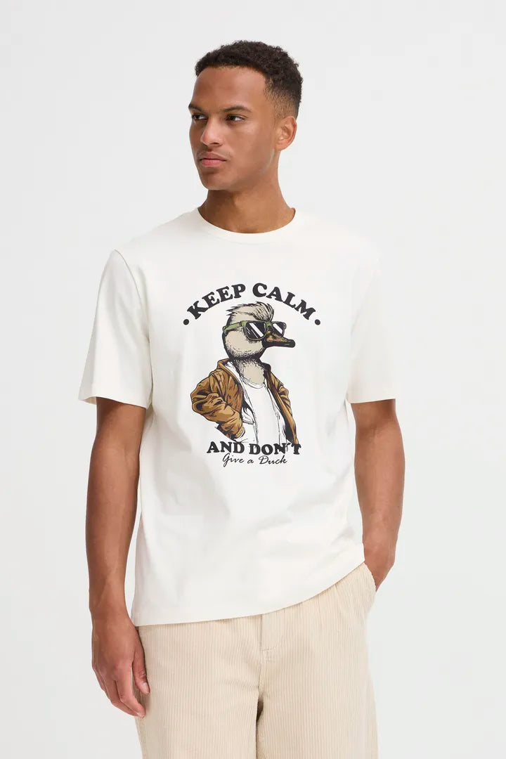 BH IVIK Duck Graphic T-Shirt - Snow white
