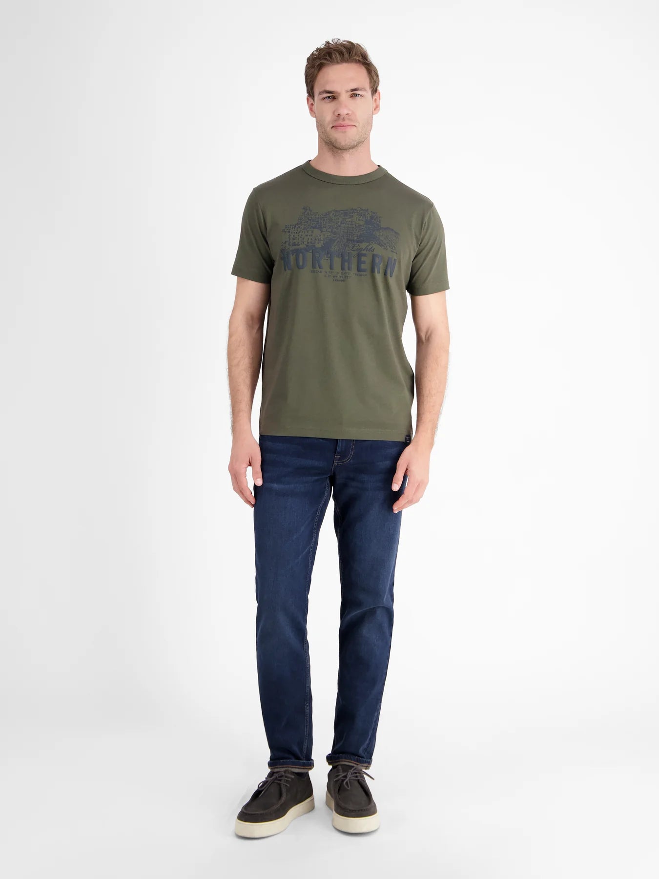 Northern Graphic Serafino t-shirt - Nordic Olive