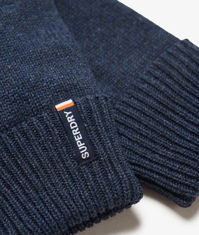 Essential Logo Gloves - Navy Marl