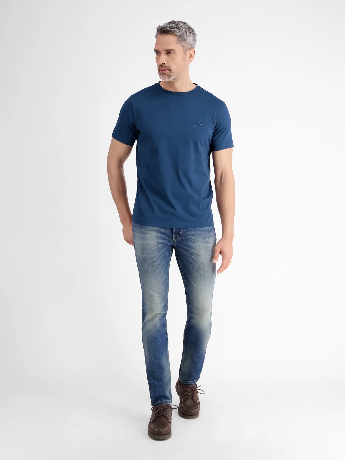Lerros Basic T-Shirt - Storm Blue 448