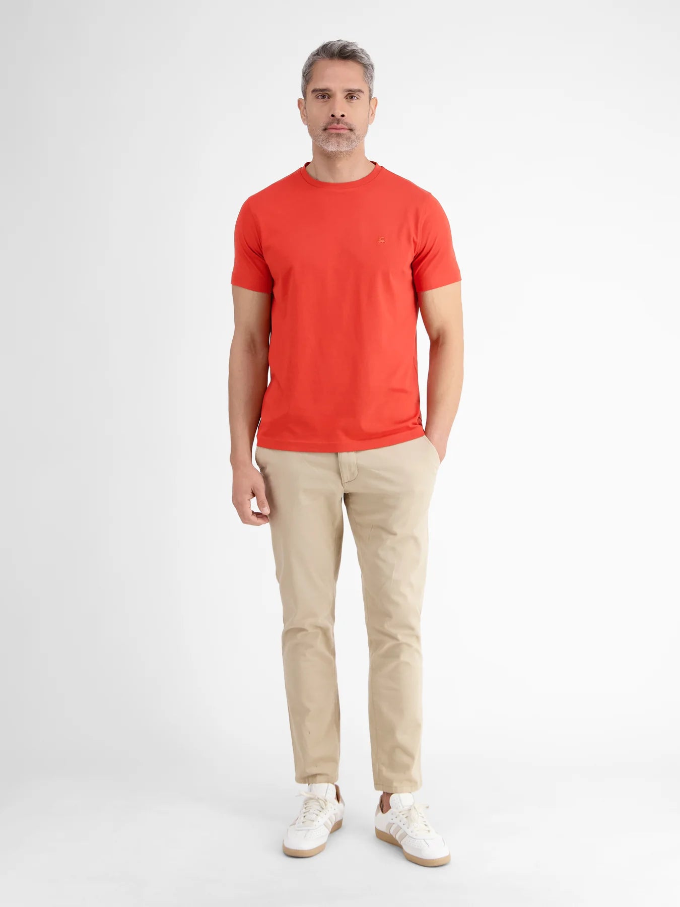Lerros Basic T-Shirt - Scandinavia Red 344
