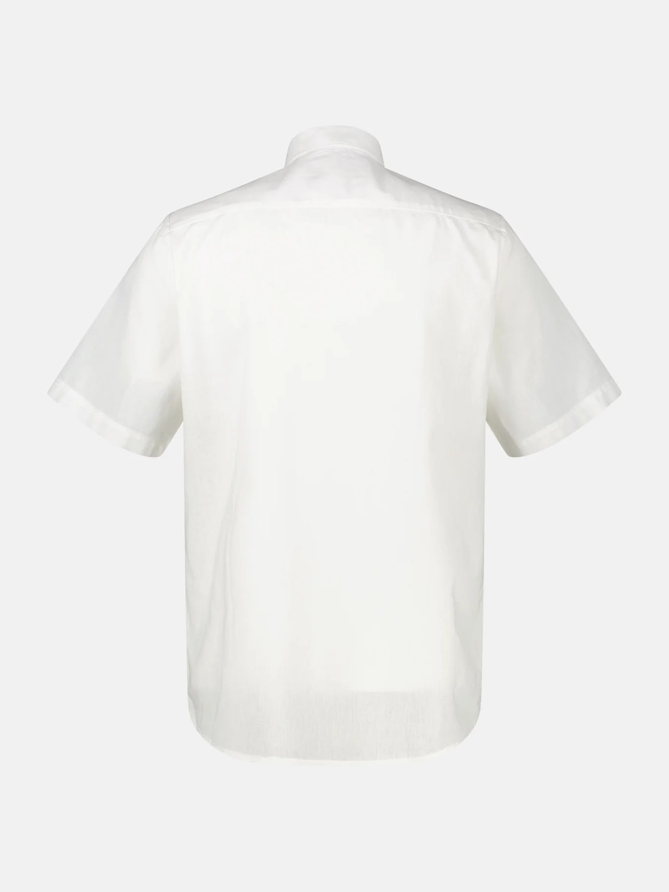 Lerros Cotton & Linen Blend SS Shirt - Broken White