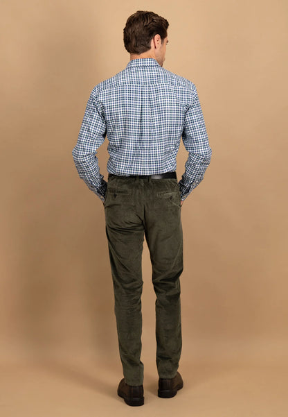 Washed Oxford Check Shirt B.D - Fern