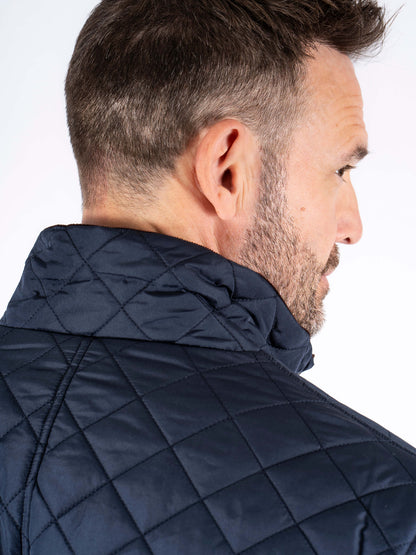 Harald Quilted Jacket - Dark Navy