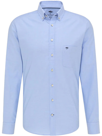 Cotton Oxford Shirt - Light Blue