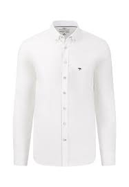 Cotton Oxford Shirt - White