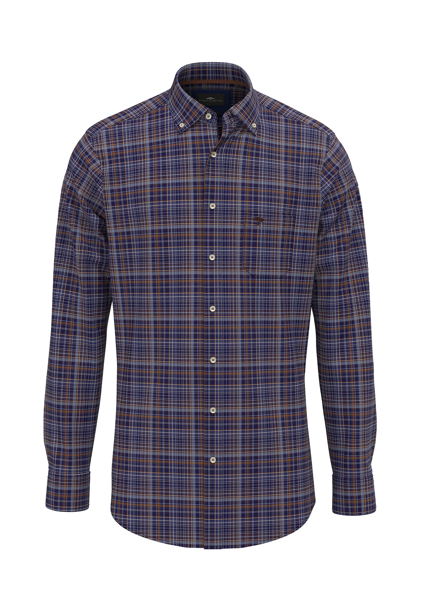 Seasonal Dark Check Long Sleeve Shirt