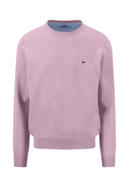 Superfine Knitwear O-Neck Jumper - Magnolia
