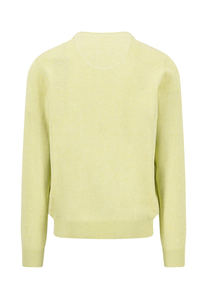 Superfine Knitwear O-Neck Jumper - Pear