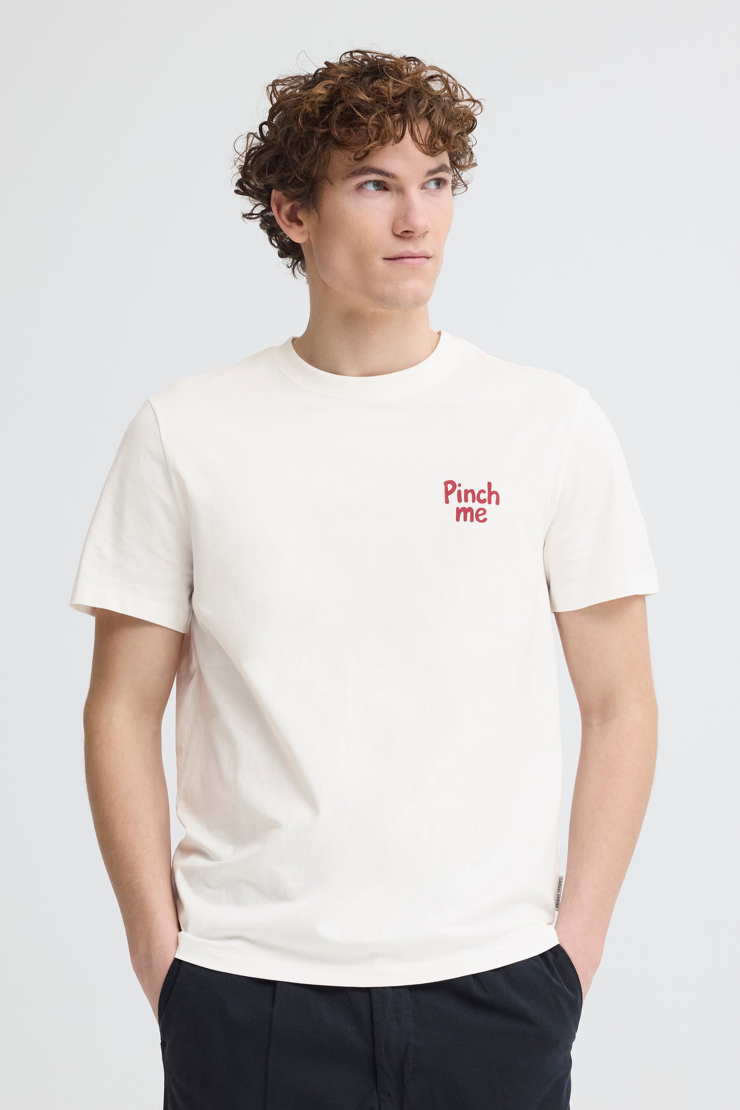CFOksvoll Shirt White & Red Logo
