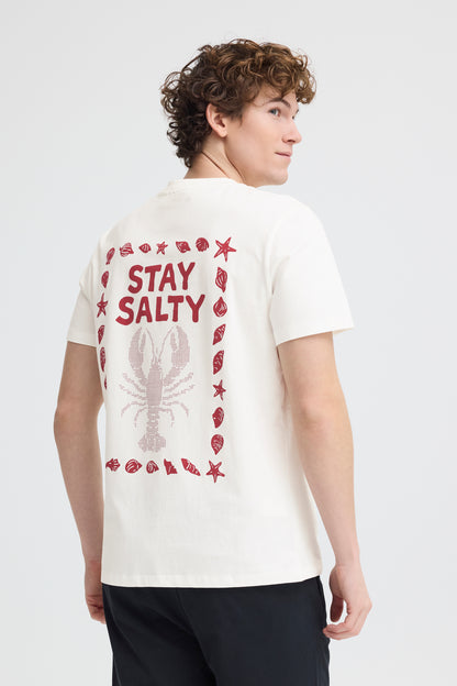 CFOksvoll Shirt White & Red Logo