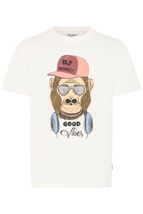 BH KURT Monkey T-shirt White