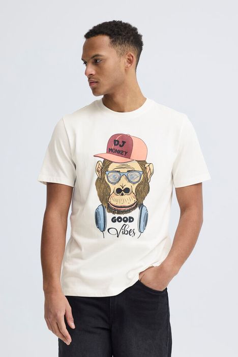 BH KURT Monkey T-shirt White