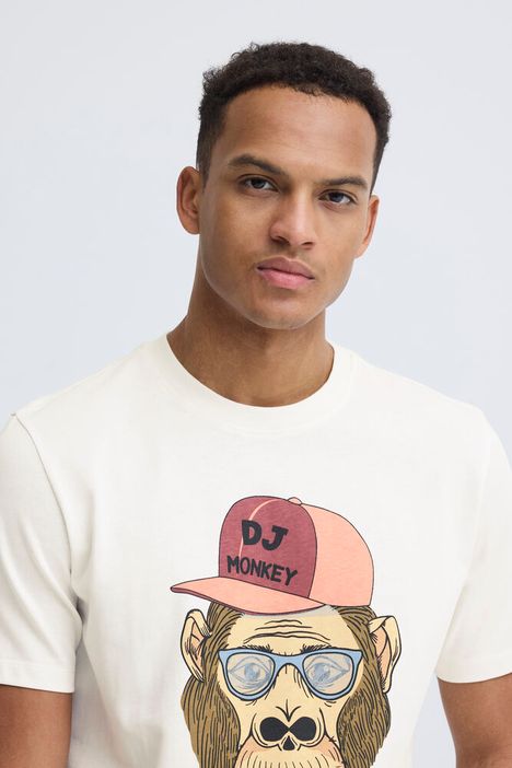 BH KURT Monkey T-shirt White