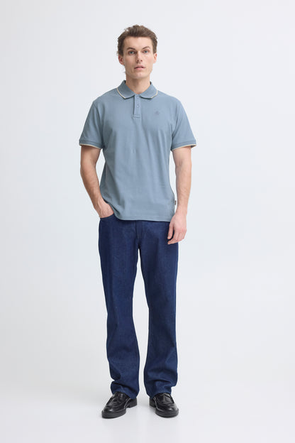 BHEdin Polo Shirt Faded Denim