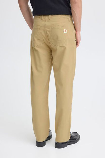 Blend Bhsun Malvin Loose Twill Trousers - Beige