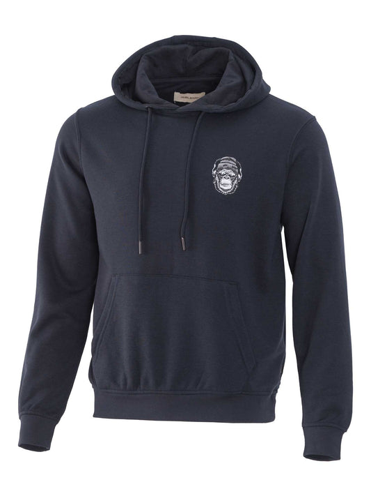 BHKOA GRAPHIC ANIMAL SWEAT HOODIE - Navy