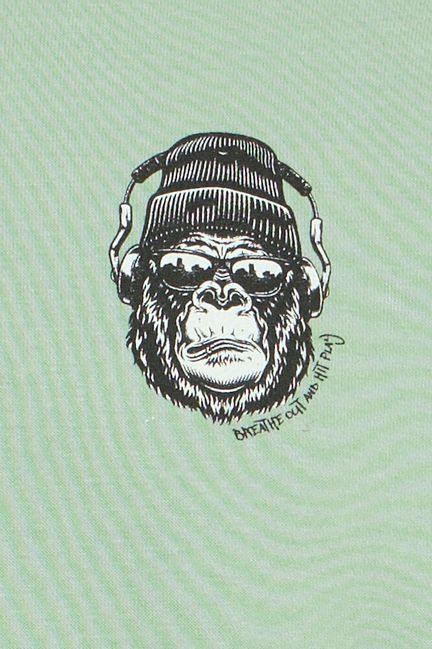 BHKOA GRAPHIC ANIMAL SWEAT HOODIE - Green