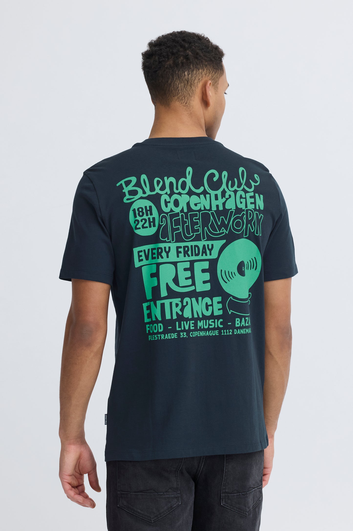 BHSun Sense Music T-Shirt Navy