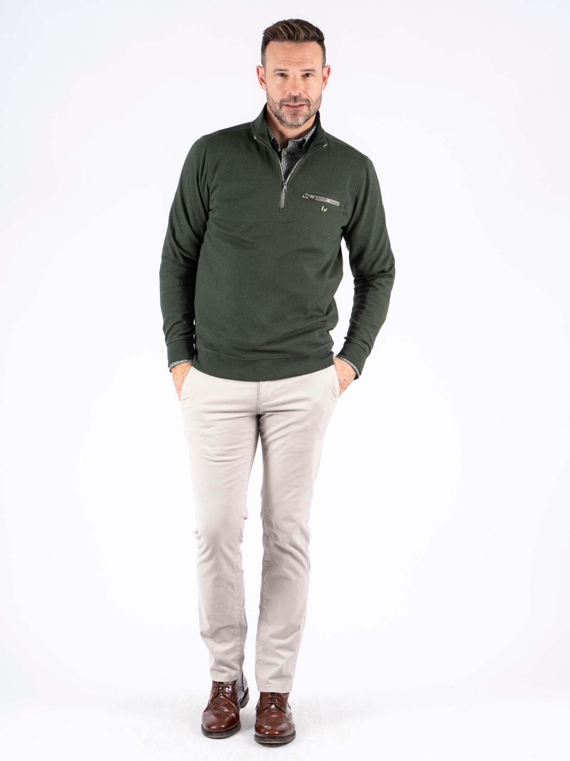 Alf Half Zip Long Sleeve Sweatshirt