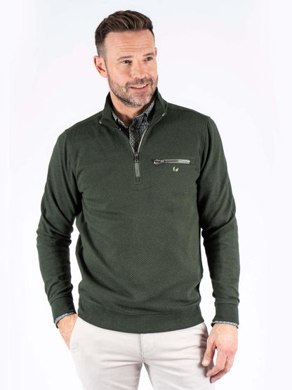 Alf Half Zip Long Sleeve Sweatshirt