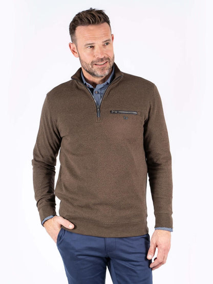 Alf Half Zip Long Sleeve Sweatshirt