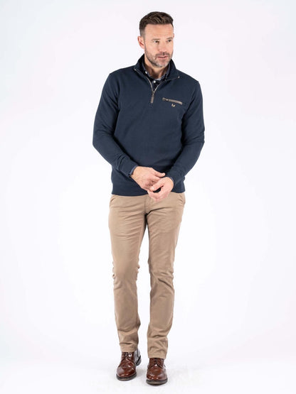 Alf Half Zip Long Sleeve Sweatshirt