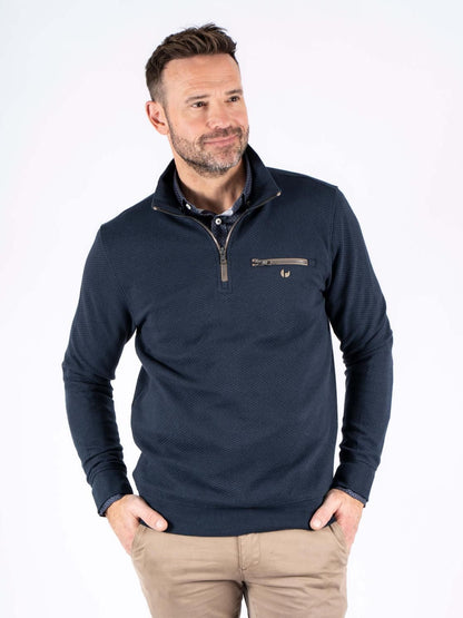 Alf Half Zip Long Sleeve Sweatshirt