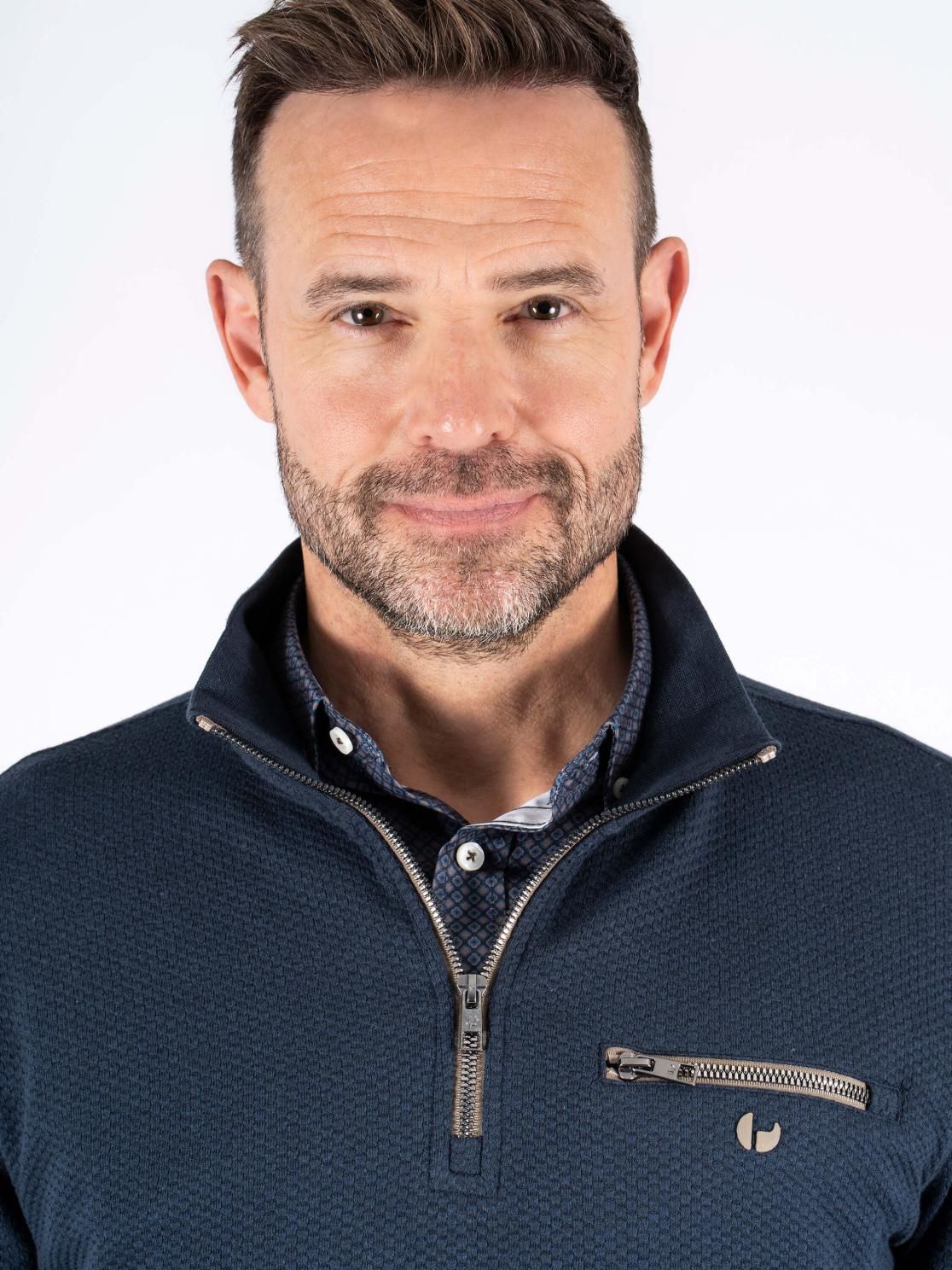 Alf Half Zip Long Sleeve Sweatshirt