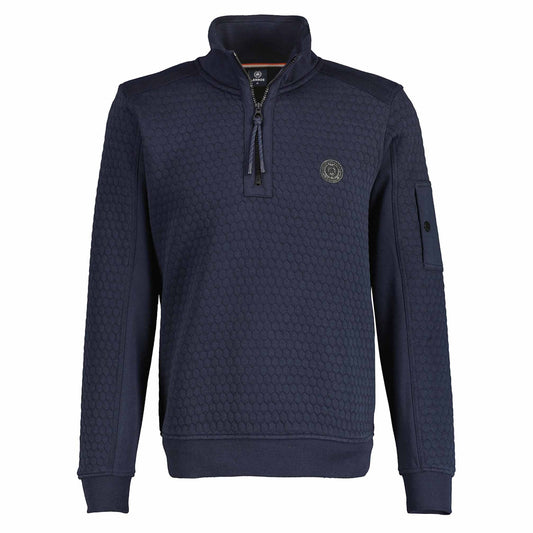 Troyer 1/2 Zip Sweater with Sleeve Pocket