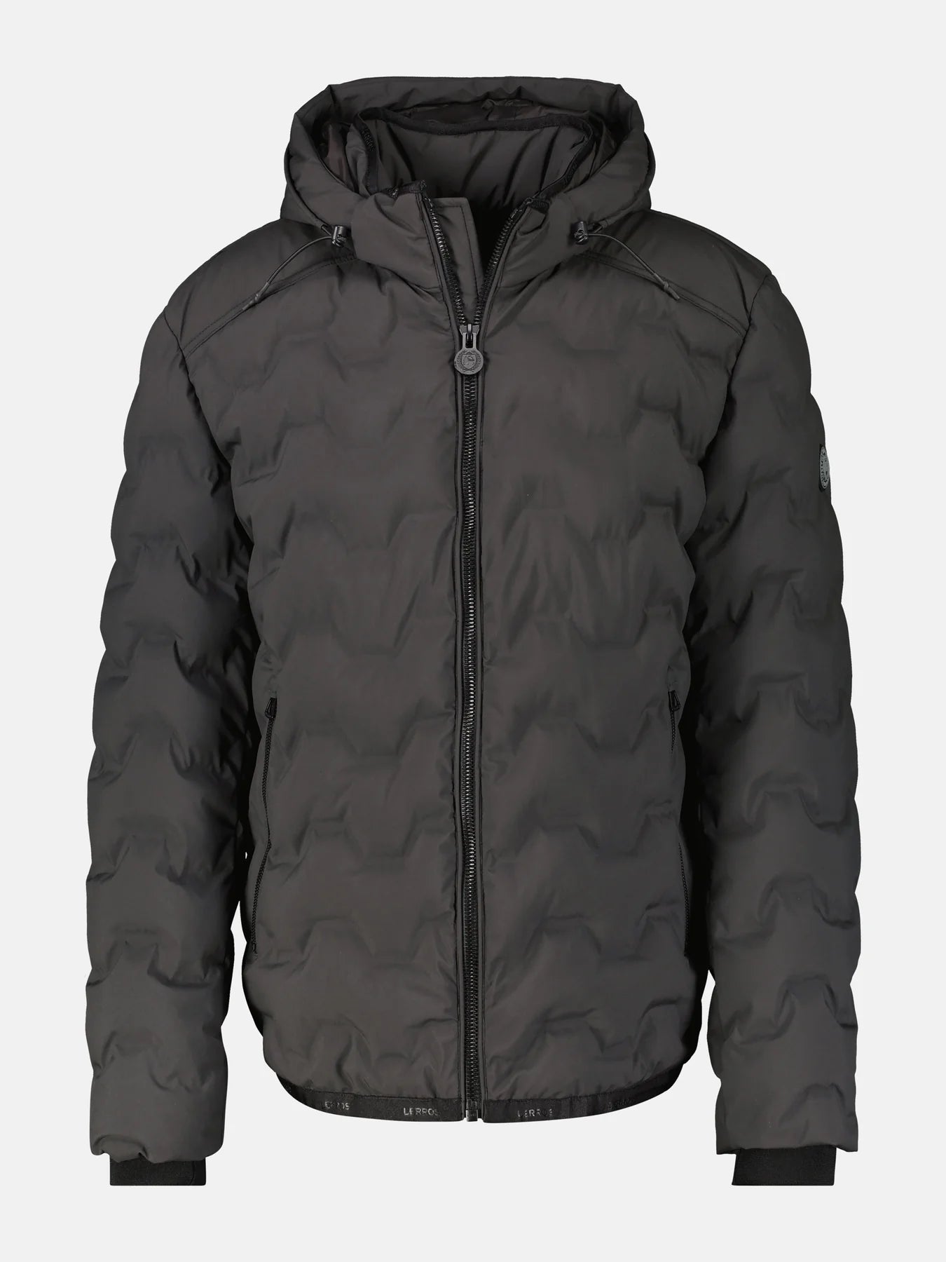 Sporty Hooded Quilted Jacket
