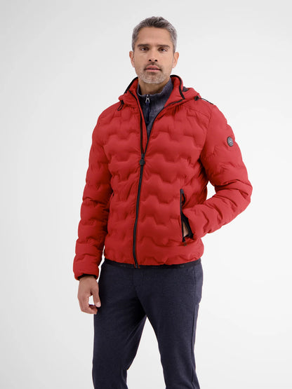 Sporty Hooded Quilted Jacket
