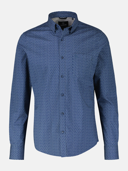 Poplin Minimal Print Shirt