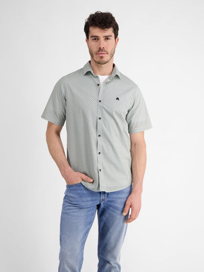 Hemd Short Sleeved Geometric Shirt