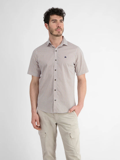 Hemd Short Sleeved Geometric Shirt