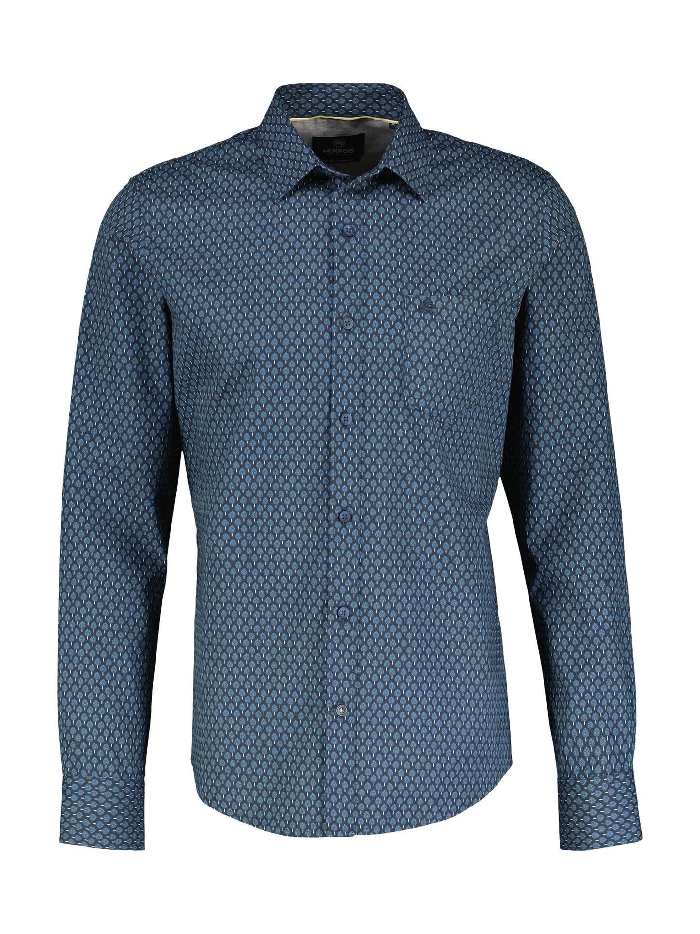 Kent Tree Print Long Sleeve Shirt