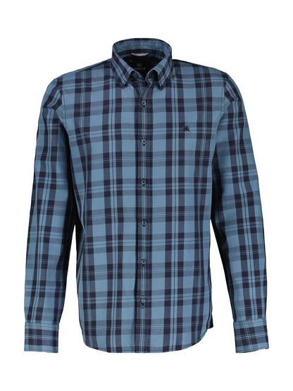 Check Pattern Long Sleeve Shirt