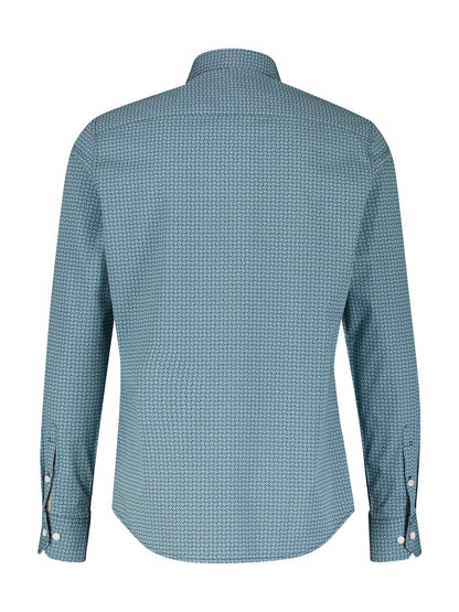 Geometrical All Over Print Long Sleeve Shirt